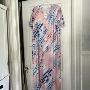 Naggoo short sleeve maxi dress